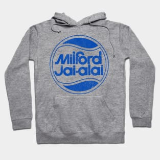 Milford Jai-Alai -- Retro 1970s Aesthetic Hoodie